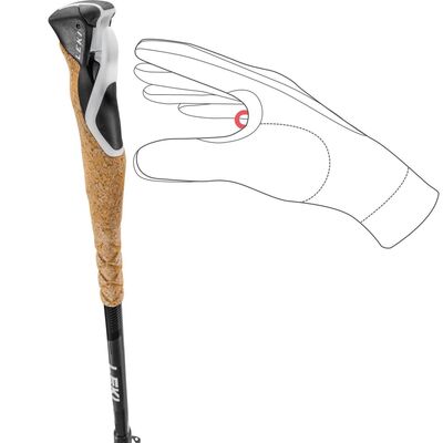 Leki Cross Trail Lite Carbon Baton - 4