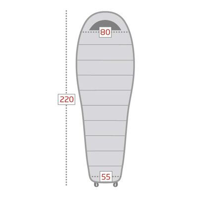 Loap Iron -5°C Uyku Tulumu Füme Yeşil - 4
