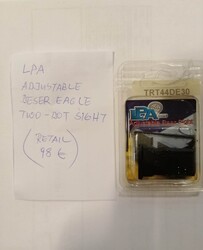 Lpa Adjustable Desert Eagle Two Dot Sight Trt44De30 - 2