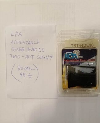 Lpa Adjustable Desert Eagle Two Dot Sight Trt44De30 - 2