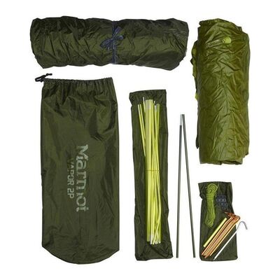 Marmot Vapor 2 Kişilik 4 Mevsim Kamp Çadırı Açık Yeşil - 7