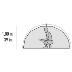 MSR Elixir 1 Tent 3 Mevsim Kamp Çadırı Yeşil - 4
