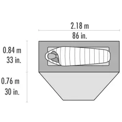 MSR Elixir 1 Tent 3 Mevsim Kamp Çadırı Yeşil - 5