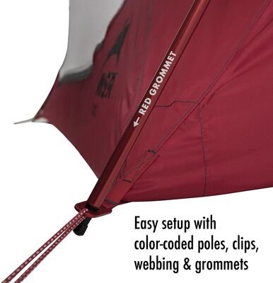 Msr Elixir 3 Tent V2 Kamp Çadırı Kırmızı 3 Kişilik - 4