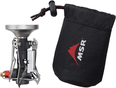 MSR Pocket Rocket Deluxe Kamp Ocağı Gümüş Siyah - 1