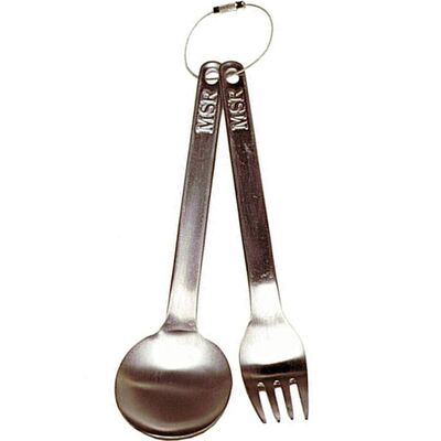 Msr Titanyum Fork and Spoon Kampçı Çatal Kaşık - 2
