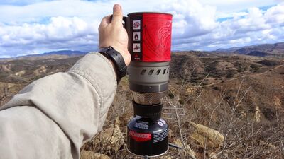 MSR Windburner 1 Lt Sistem Üstdüzey Kamp Ocağı Kırmızı - 2