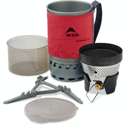 MSR Windburner 1 Lt Sistem Üstdüzey Kamp Ocağı Kırmızı - 3