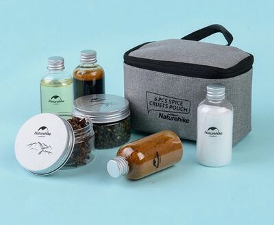 Naturehike 6'lı Baharat Seti Çantalı Seasoning Set - 1