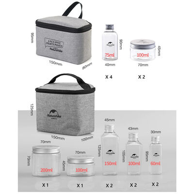 Naturehike 8'li Baharat Seti Çantalı Seasoning Set