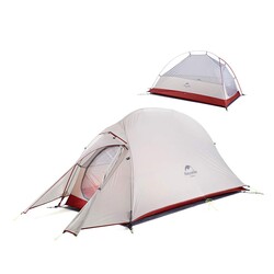 NATUREHIKE - Naturehike Cloud Up 2023 Silikon Çadır 1 Kişilik Gri 20D