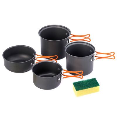 Naturehike Kamp Tencere Pot Seti Alüminyum 4in1 - 1
