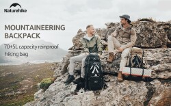 Naturehike Kampçı Dağcı Sırt Çantası 70lt Kahve - 5