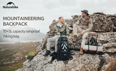 Naturehike Kampçı Dağcı Sırt Çantası 70lt Kahve - 5