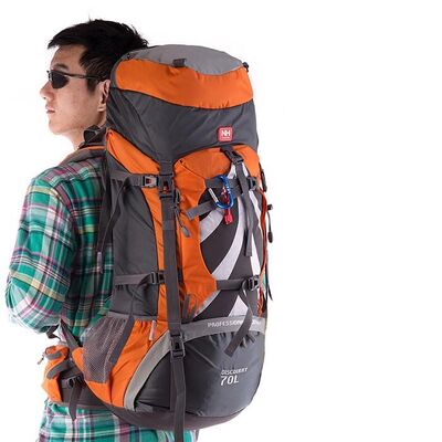 Naturehike Kampçı Dağcı Sırt Çantası 70lt Turuncu