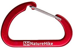 Naturehike Panerai Karabina Kilitsiz 6.5cm 2li Paket Kırmızı - 3
