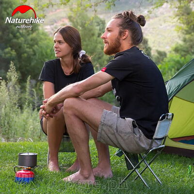 Naturehike Mini Kamp Sandalyesi Ultra Hafif Bej 80kg - 2