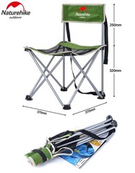 Naturehike Mini Katlanır Kamp Sandalyesi Haki - 3