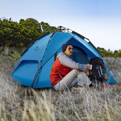 Naturehike Otomatik Çadır 3/4 Kişi Mavi - 4