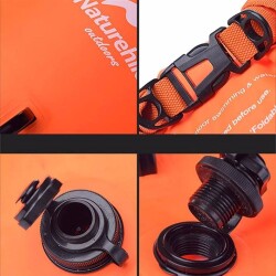 Naturehike Su Geçirmez Yüzen Çanta 18Lt Pembe - 4
