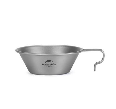 Naturehike Titanyum Bowl Saplı Kase 450 ML