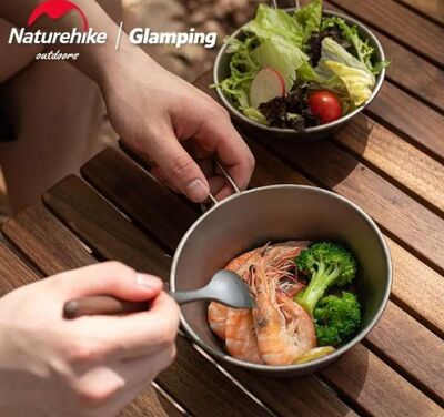 Naturehike Titanyum Bowl Saplı Kase 450 ML - 3