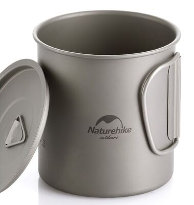 Naturehike Titanyum Kupa Kapaklı 450 ML - 2
