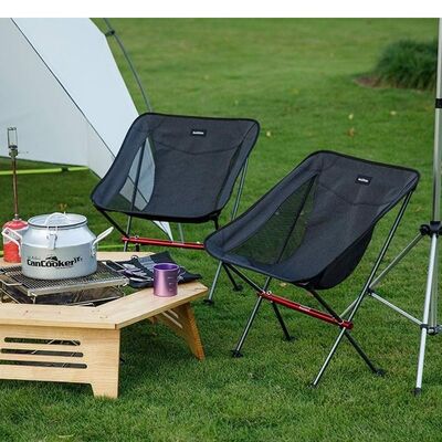 Naturehike Ultralight Katlanır Kamp Sandalyesi Gri - 4