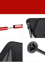 Naturehike Ultralight Katlanır Kamp Sandalyesi Gri - 2