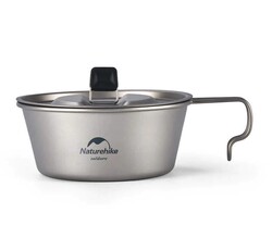 NATUREHIKE - Naturehike Ultralight Titanyum Bowl Saplı Kase 520 ML
