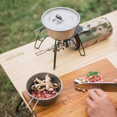 Naturehike Ultralight Titanyum Bowl Saplı Kase 520 ML