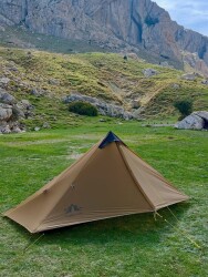 Night Cat Lanshan-1 1 Kişilik 4 Mevsim Ultralight Çadır - Haki - 8