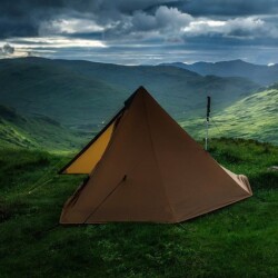 Night Cat Lanshan-1 1 Kişilik 4 Mevsim Ultralight Çadır - Haki - 9