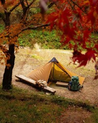Night Cat Lanshan-1 1 Kişilik 4 Mevsim Ultralight Çadır - Haki - 10