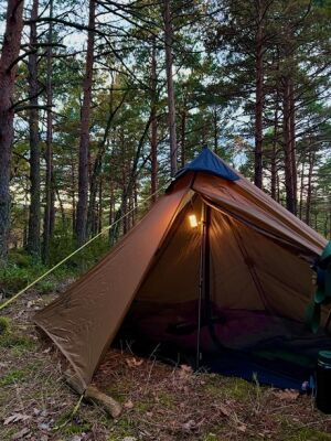 Night Cat Lanshan-1 1 Kişilik 4 Mevsim Ultralight Çadır - Haki - 21