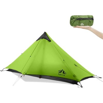 Night Cat Lanshan-1 1 Kişilik 4 Mevsim Ultralight Çadır - Yeşil - 1