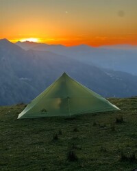 Night Cat Lanshan-1 1 Kişilik 4 Mevsim Ultralight Çadır - Yeşil - 12