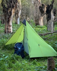 Night Cat Lanshan-1 1 Kişilik 4 Mevsim Ultralight Çadır - Yeşil - 20