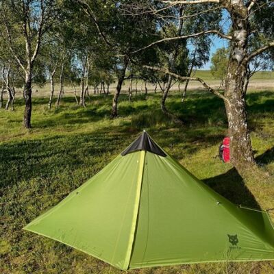 Night Cat Lanshan-1 1 Kişilik 4 Mevsim Ultralight Çadır - Yeşil - 21