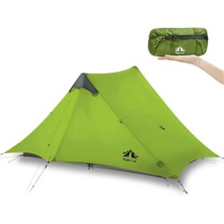 Night Cat Lanshan-2 2 Kişilik 4 Mevsim Ultralight Çadır - Yeşil - Night Cat