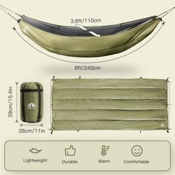 Night Cat SD-04 Şilte/Underquilt (Night Cat Hamaklarla Birlikte Kullanılır) - 2