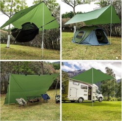 Night Cat TM-01 300 x 360 cm Tarp - Yeşil - 6