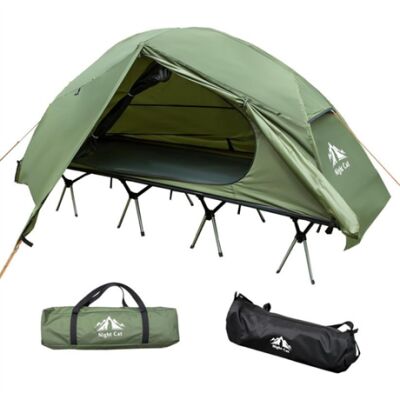 Night Cat ZP-13 70 cm 4 Mevsim Alümiyum Kampet ve Çadır Seti - Yeşil - 1