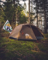 Night Cat ZP-34 2 Kişilik 4 Mevsim Alüminyum Ultralight Çadır - Haki - 18