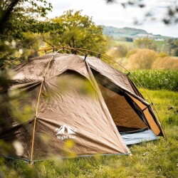 Night Cat ZP-34 2 Kişilik 4 Mevsim Alüminyum Ultralight Çadır - Haki - 35