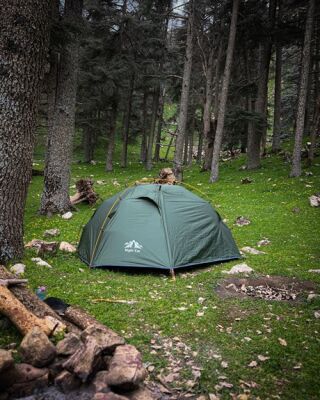 Night Cat ZP-34 2 Kişilik 4 Mevsim Alüminyum Ultralight Çadır - Yeşil - 27