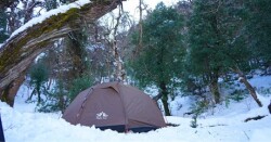 Night Cat ZP-34 2 Kişilik 4 Mevsim Alüminyum Ultralight Çadır - Yeşil - 36