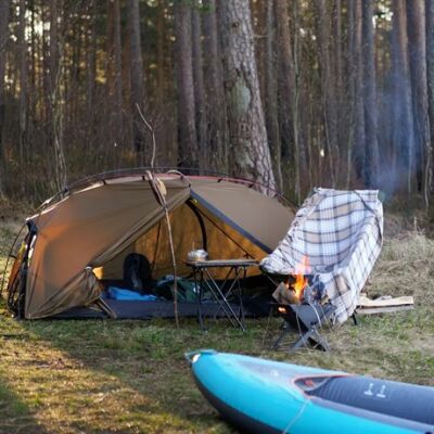 Night Cat ZP-U1 1 Kişilik 4 Mevsim Alüminyum Ultralight Çadır - Haki - 5