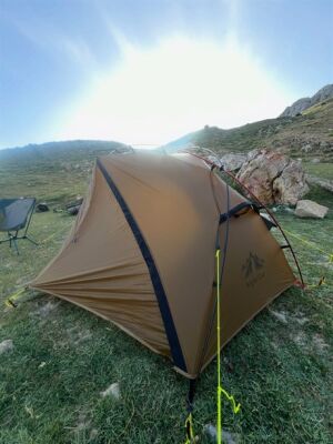 Night Cat ZP-U1 1 Kişilik 4 Mevsim Alüminyum Ultralight Çadır - Haki - 8
