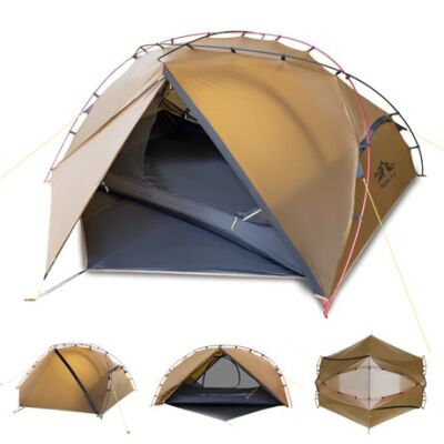 Night Cat ZP-U1 1 Kişilik 4 Mevsim Alüminyum Ultralight Çadır - Haki - 10
